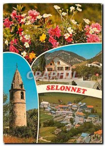 Postcard Modern Selonnet alt 1060 m (Alpes de Haute Provence)