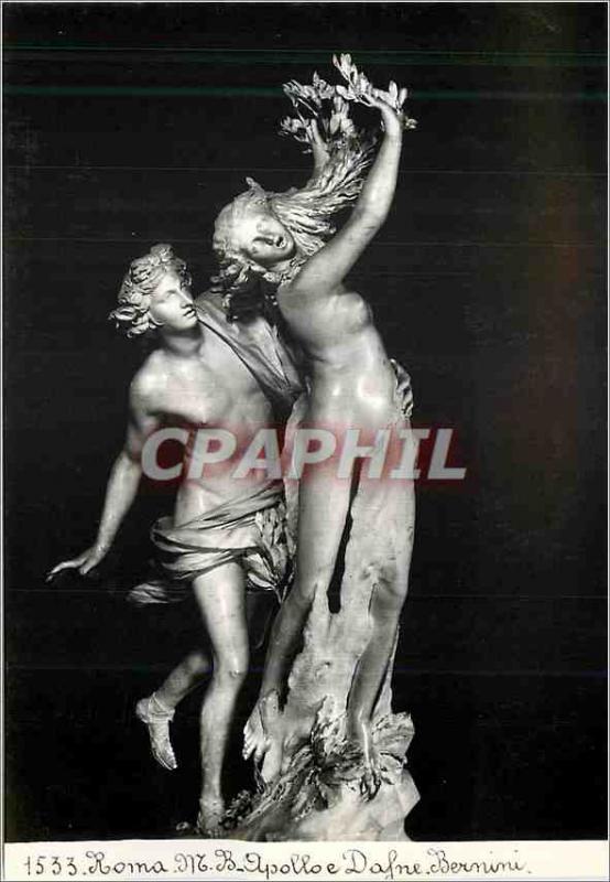 Postcard Modern Roma M B Apllo e Dafne Bernini