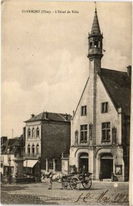 CPA Clermont- Hotel de Ville FRANCE (1020605)