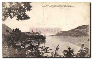 Old Postcard Environs of Aix les Bains and Lake Bourget Hautecombe Abbey