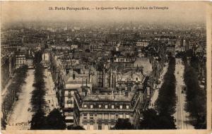 CPA PARIS 17e-Le Quartier Wagram pris de Arc de Triomphe (322406)