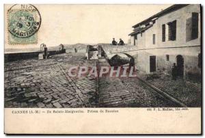 Postcard Old Prison Cannes Sainte Marguerite Island Jail Bazaine