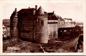 Vtg Le Chateau Castle Facade Nord Ouest Dieppe France RPPC Real Photo Postcard