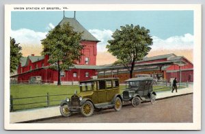 Bristol VA Union Station Virginia Postcard H40