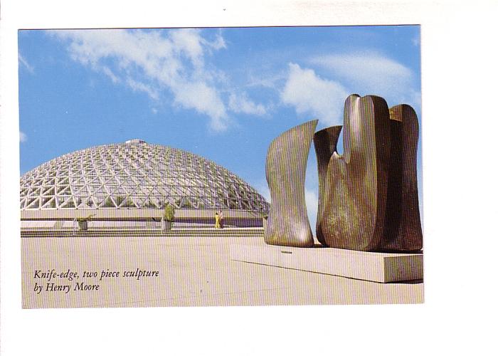 Knife-edge Henry Moore Sculpture Queen Elizabeth Park Vancouver British Colum...