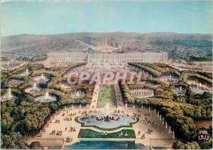 Modern Postcard Versailles (S and O) General view of the Park and the Palais ...