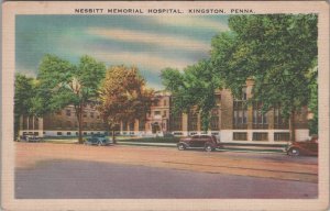 Postcard Nesbitt Memorial Hospital Kingston PA