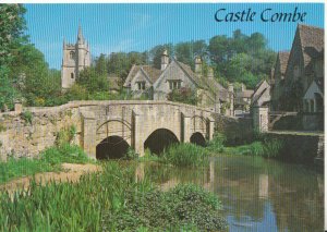 Wiltshire Postcard - The Bridge - Castle Combe - Ref TZ8617