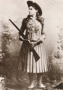 Annie Oakley Stunt Shooter Buffalo Bills Wild West Show Western USA Recent Print