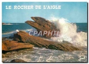 Postcard Modern Colors of Brittany Peninsula of Quiberon The Eagle Rock