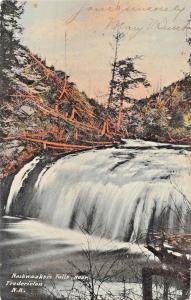 FREDERICTON NEW BRUNSWICK CA~NASHWAAKSIS FALLS-BARNES RAYMOND POSTCARD 1908