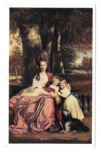 Reynolds Painting Lady Elizabeth Delme Children National Art Gallery DC Postcard