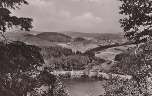 Gemundener Maar Mit Blick Auf Daun Real Photo German Postcard