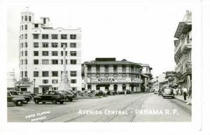 LP102    Panama old vintage Postcard  Canal Zone real photo
