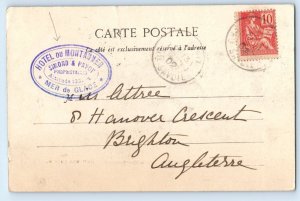 Chamonix Haute-Savoie France Postcard Sea of ​​Ice & Hôtel du Montenvers 1902