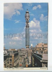 441056 Great Britain 1973 London Post office tower RPPC to Germany advertising
