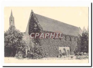 Senlis Postcard Ancient Ruins of the castle of Henry IV prioress Saint Maurice