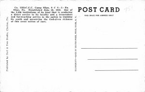 H73/ Sligo Pennsylvania Postcard c1940s C.C.C. Camp Conservation Corps  113