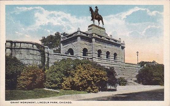 Illinois Chicago Grant Monument Lincoln Park