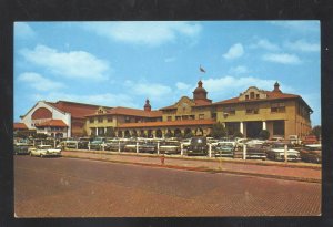 NORTH FORT WORTH COWTOWN TEXAS STREET SCENE OLD CARS VINTAGE POSTCARD