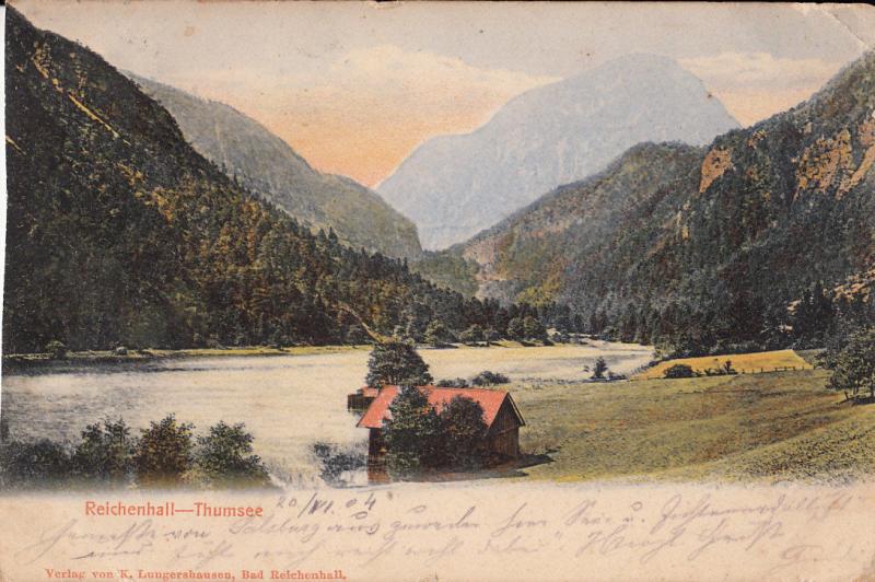 AK Germany Reichenhall Thumsee 1904