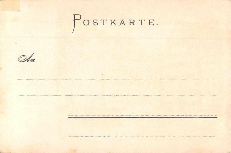 Hildesheim Germany Marktplatz Antique Postcard J69994