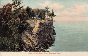 J76/ Cleveland Ohio Postcard c1910 Andrews Point Rocky River Lake Erie 96