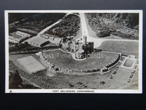 Berkshire SUNNINGDALE Fort Belvedere From The Air c1940 Postcard by Raphael Tuck