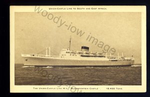 LS3034 - Union Castle Liner - Bloemfontein Castle - postcard