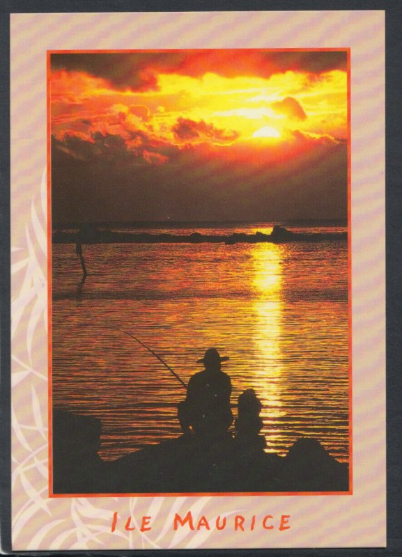 Mauritius Postcard - Ile Maurice - Sunset Scene  T6981