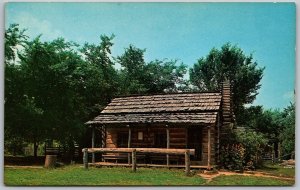 New Salem Illinois 1960s Postcard Hill McNamar Store Abraham Lincoln Clerk