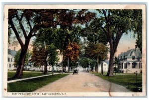 c1920's East Penacook Street, East Concord New Hampshire NH Posted Postcard