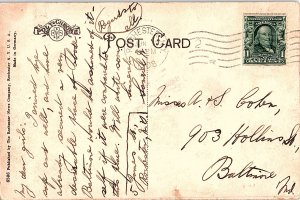 Postcard FOUNTAIN SCENE Rochester New York NY AI4450