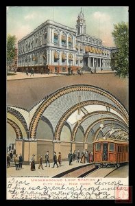 Underground Loop Station at City Hall, New York City  
