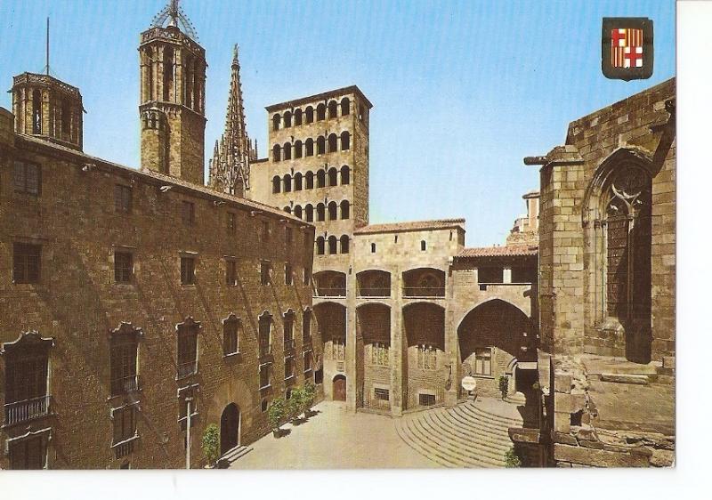 Postal 030432 : Barcelona. Barrio Gotico. Plaza del Rey