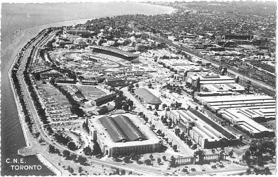 RPPC, Air View of Canadian National Exposition Toronto Ontario, Canada,