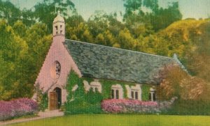 Vintage Wee Kirk of the Heather Church Glendale, California Vintage Postcard P12