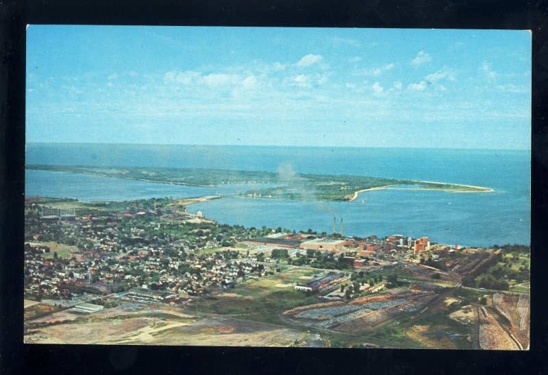 Erie, Pennsylvania/PA/Penn Postcard, Aerial View, Presque Isle Peninsula