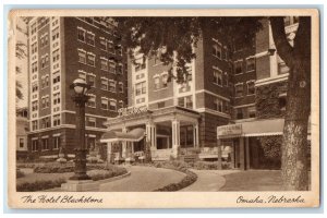 1947 The Hotel Blackstone Building Exterior Roadside Omaha Nebraska NE Postcard