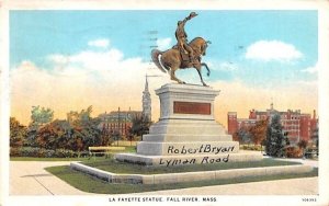 La Fayette Statue in Fall River, Massachusetts