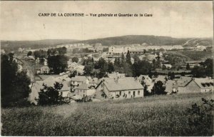 CPA La Courtine Vue Generale et Quartier de la Gare FRANCE (1050483)