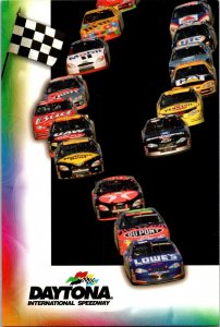 Daytona International Speedway FL NASCAR Postcard A13