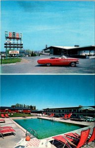 Geneva, NY New York  CHANTICLEER MOTOR LODGE Roadside Motel CONVERTIBLE Postcard