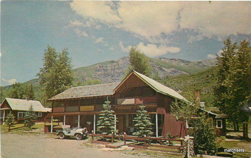 1950s Beaver Lake Lodge Jeep Marble Colorado Roadside Taylor