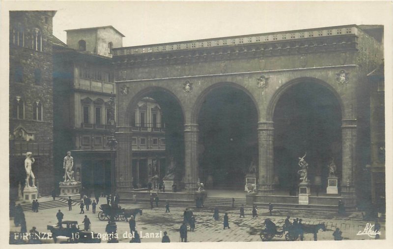 Postcard Italy Firenze Loggia del Lanzi