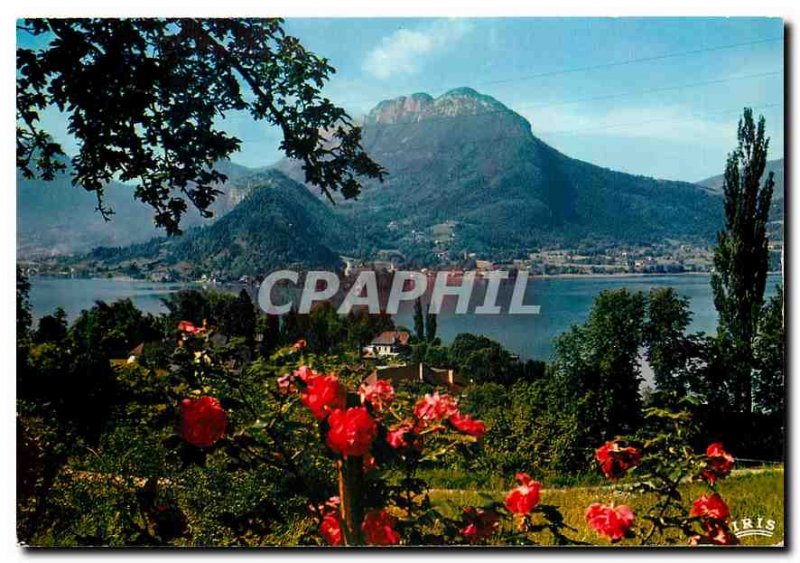 Modern Postcard Lake Annecy Talloires Bay