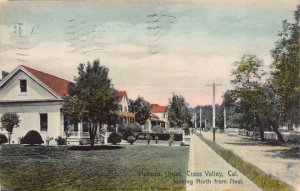 Hand Colored PC Auburn Street, Looking North in Grass Valley, California~126619