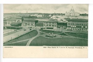 RI - Providence. NY, New Haven & Hartford RR Station & Capitol