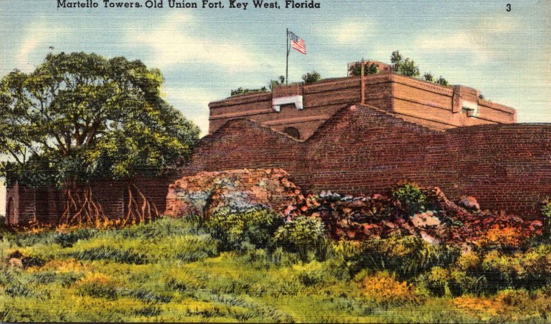 Florida Key West Old Union Fort Martello Towers