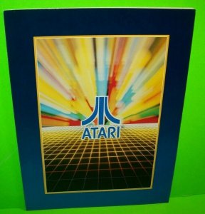 Atari Arcade Portfolio Foldout Folder For Video Game Flyers 1982 Retro Gaming